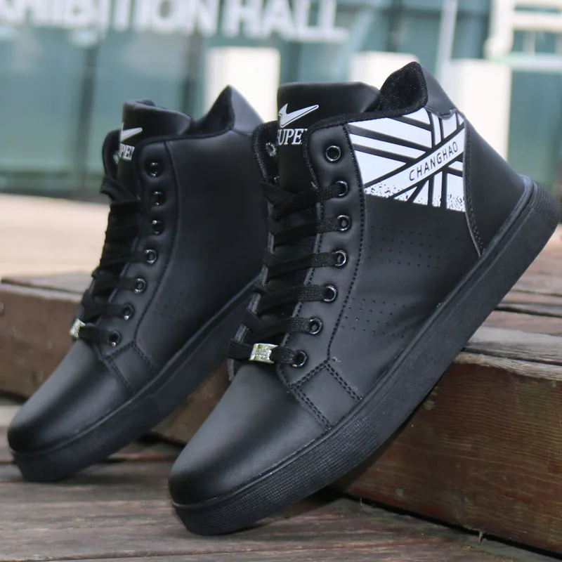 Мужская обувь для скейтбординга Повседневные высокие кроссовки sapatos masculino Спортивная дышащая обувь в стиле хип-хоп Уличная обувь