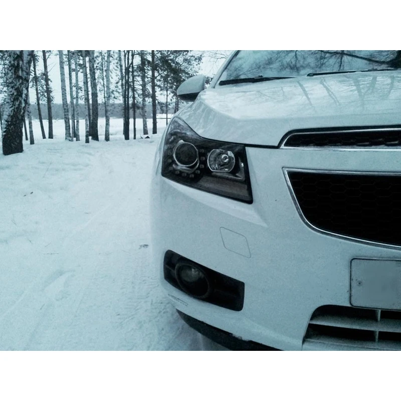 Chevrolet Cruze 2009 2015 Eagle Eyes фары в стиле Volkswagen "ангельские глазки" светодиодный