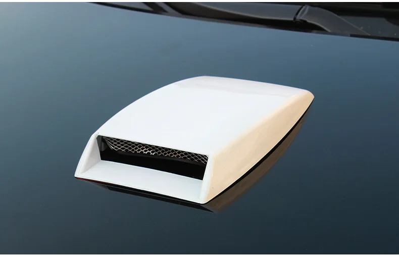 3D Fake Car Engine Cover Universal Car Vents Decorative Air Flow Intake Hood Scoops Ventilation Cover Turbo Bonnet Hood hood vents