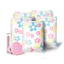 Вакуумная сумка для хранения, Домашний Органайзер, печать, складной органайзер для одежды, уплотнение, сжатое для экономии места в путешествии, сумки, посылка