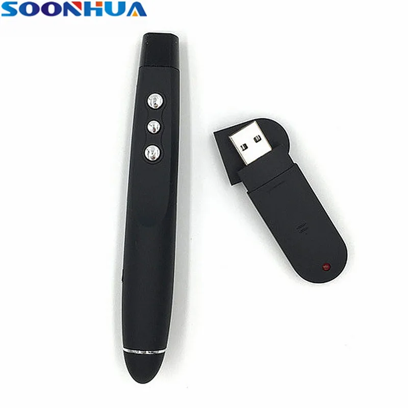 Function PowerPoint Remote Control PPT Clicker 3R Laser 2.4GHz Low Consume Wireless High Accuracy Pen | Электроника