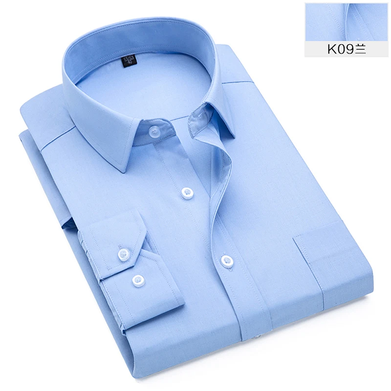 Осенняя и зимняя новая мужская рубашка, 120 кг 6XL 7XL 8XL, деловая повседневная одежда большого размера, рубашка в полоску, тонкая мужская рубашка
