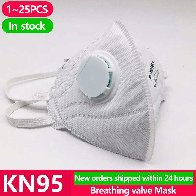 

1~25PCS KN95 Disposable Protective Pm2.5 Face Mouth FFP2 maske Facia Dust Filter Respirator Template Dustproof Mask mascarillas