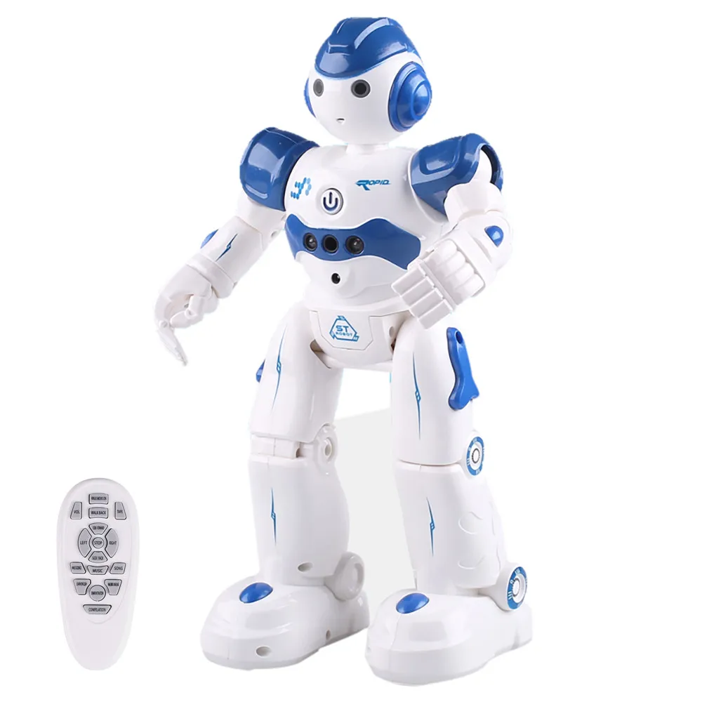 Robot Toy for Kids Moonwalking /Slide/Turn Around/Singing/Gesture Sensor/Intelligent Dancing LED Eyes RC Remote Control Robot USB Charging Smart Programmable Robot with Infrared Controller 