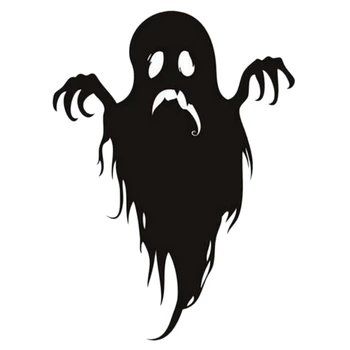 

3Pcs Halloween Ghost Ghost Carved Wall Stickers Window Glass Door Living Room Background Decoration Stickers