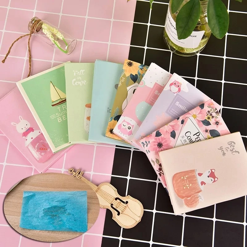 Toallitas absorbentes de papel para la cara, 50 Uds., Unisex