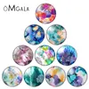 Beauty Colorful Flowers Art Painting  8mm/10mm/12mm/18mm/20mm/25mm Round photo glass cabochon demo flat back Making findings ► Photo 1/6