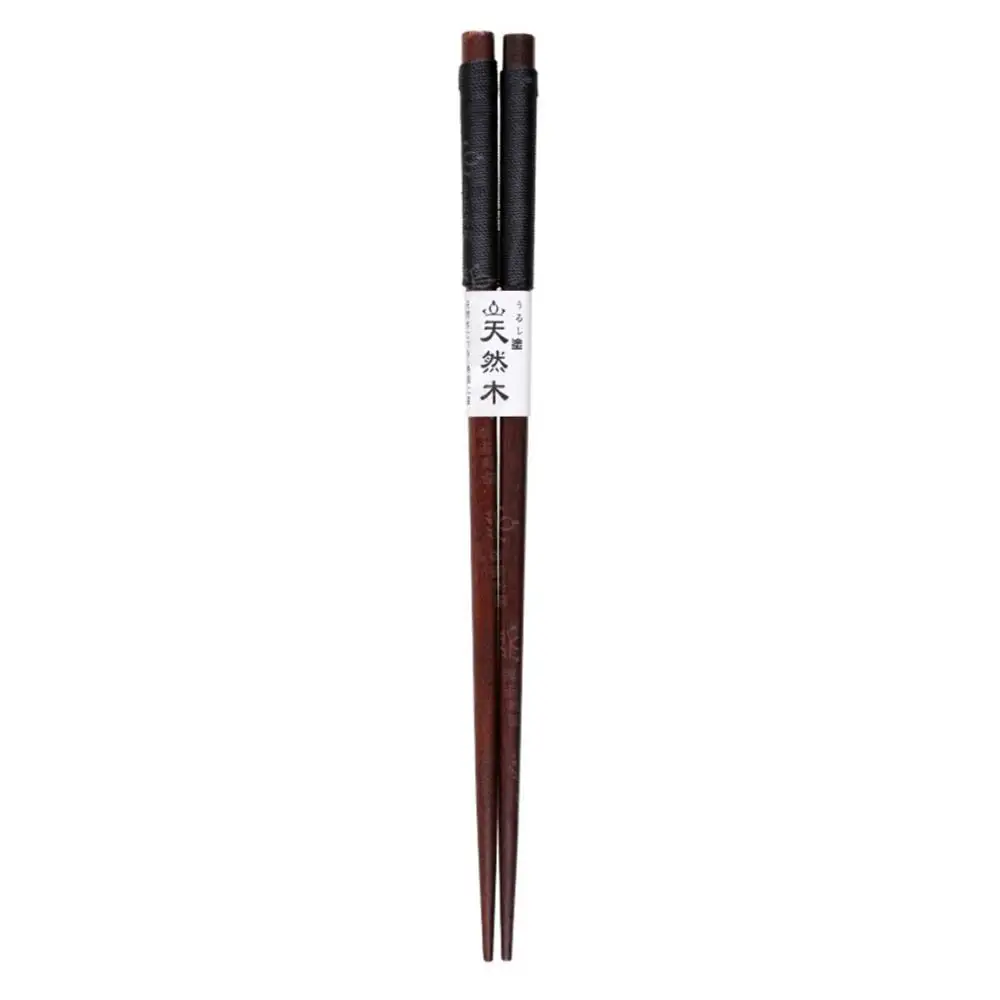 B Home Handmade Japanese Natural Chestnut Wooden Chopsticks Set Kitchen Value Gift Sushi Chinese Food Tie Line Tableware - Цвет: B