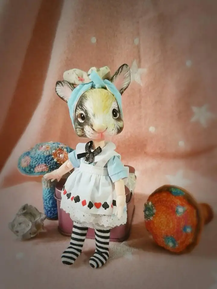 dolls with animal heads