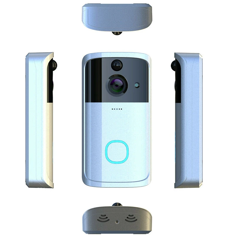 

1*Doorbell Wireless HD Visual WIFI Doorbell Infrared Night Vision Intercom M7 Remote Home High Quality