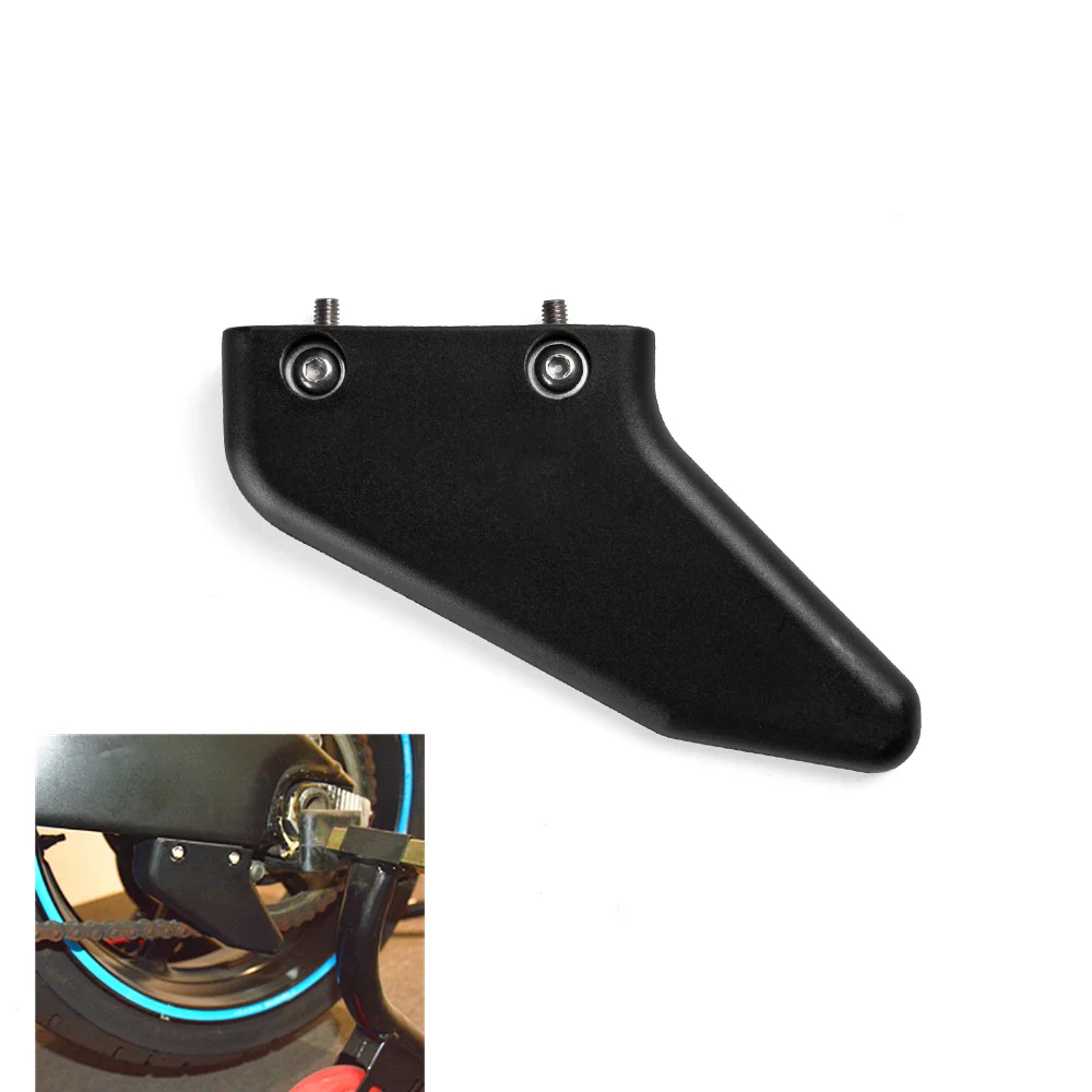 Black Universal Chain Rear Toe Guard Disc Guard Protector Chain