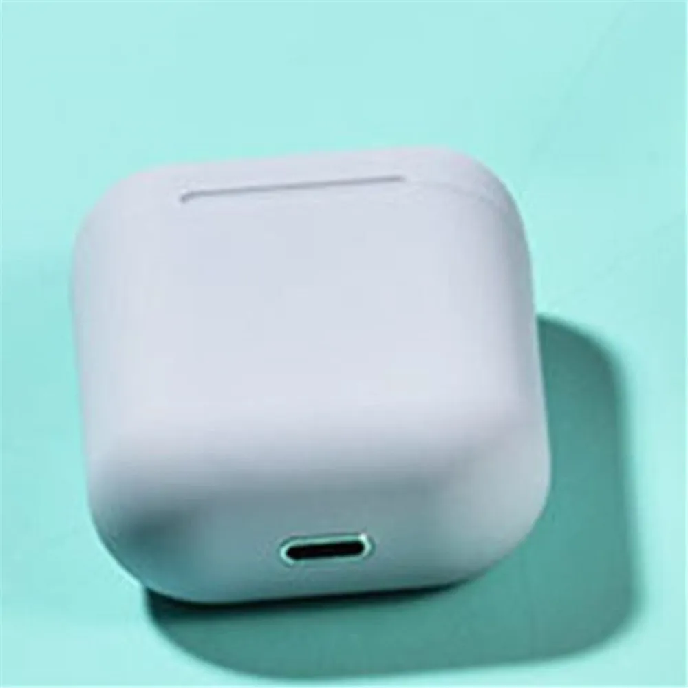 Inpods i12 Tws беспроводные Bluetooth наушники гарнитура Macaron Bluetooth 5,0 в гарнитура сенсорный всплывающий стерео наушники дропшиппинг - Цвет: grey