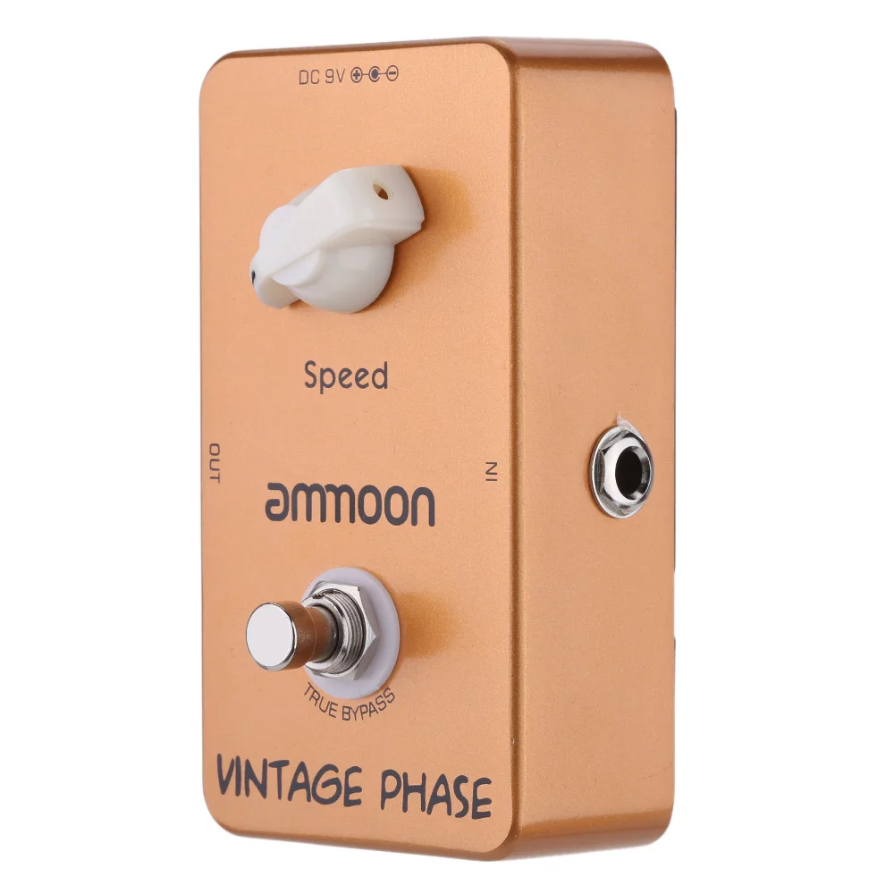 Ammoon AP-03 винтажный фазный фазер гитарный эффект педали истинный обход - Цвет: as show