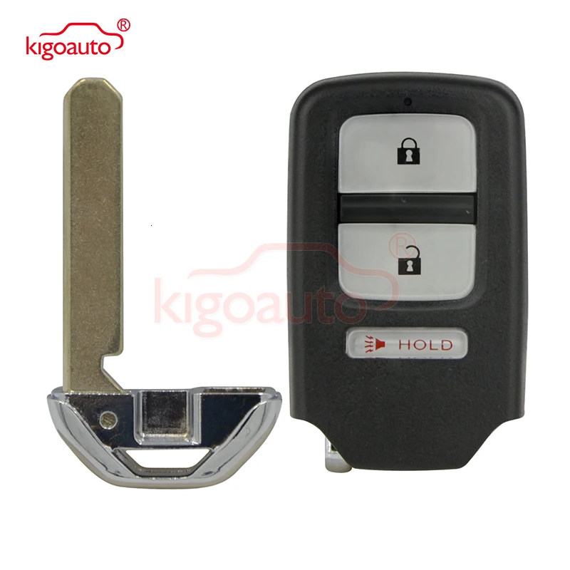 Kigoauto ACJ932HK1210A 3 кнопки дистанционного ключа fob чехол для хонда аккорд CR-V Fit оболочка для Smart ключа чехол с аварийным ключом