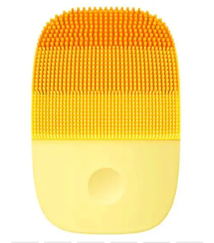 Xiaomi inFace Электрический глубокое очищение для лица Чистящая Щетка массажная Sonic зубная щётка уход за кожей лица стиральная IPX7 Водонепроницаемый силиконовые уход за кожей лица очищающий тоник для кожи уход - Цвет: orange