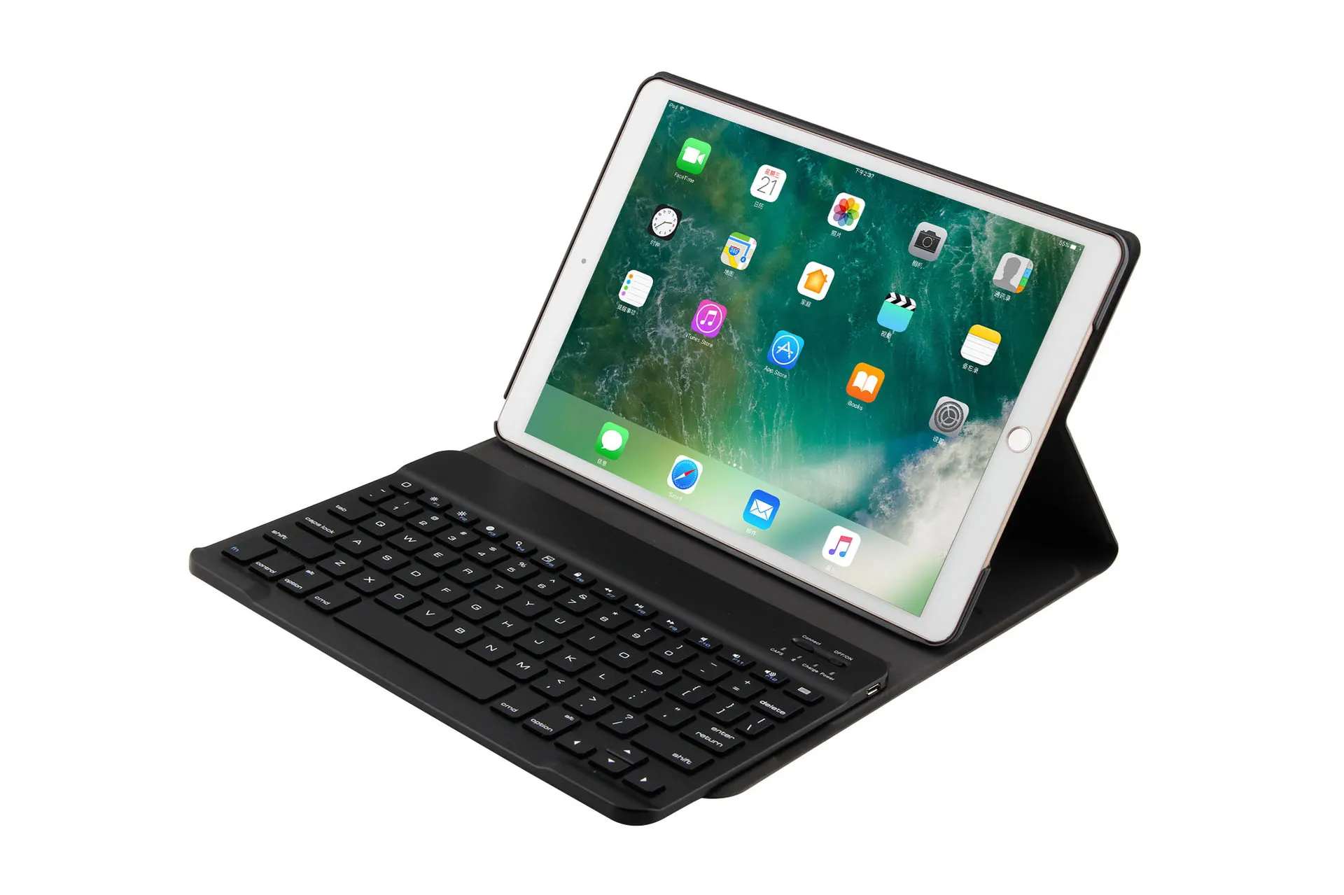 

New Style iPad Pro10.5 Tablet PC Bluetooth Keyboard Leather Sheath Tablet Computer Stand Splittable Keyboard Wholesale Hot Sales