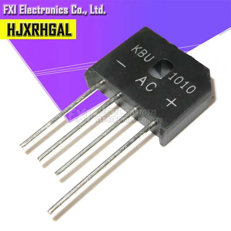 

50 шт. KBU1010 KBU-1010 10A 1000V диодный мост rect