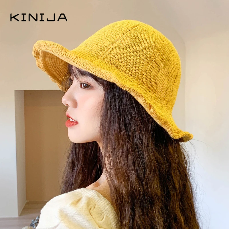 Новая летняя женская хлопковая соломенная шляпа от солнца пляжная для отдыха на