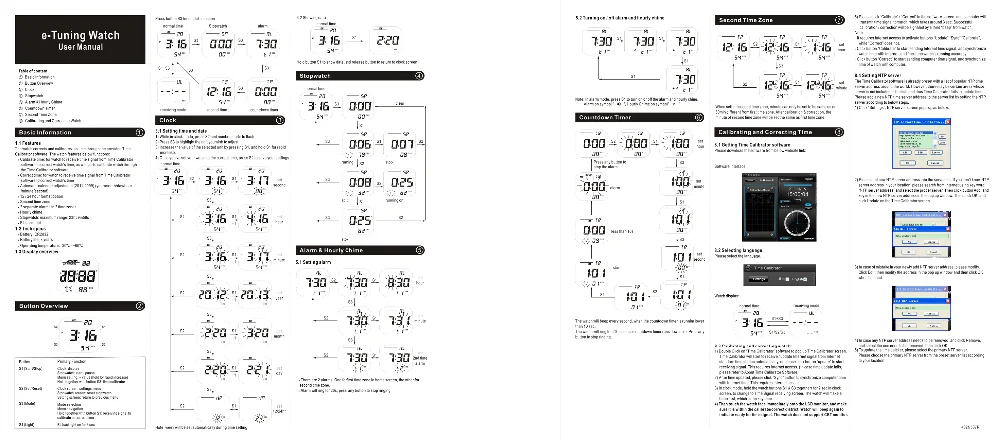网络校时表英文版说明书-XO(网对表)