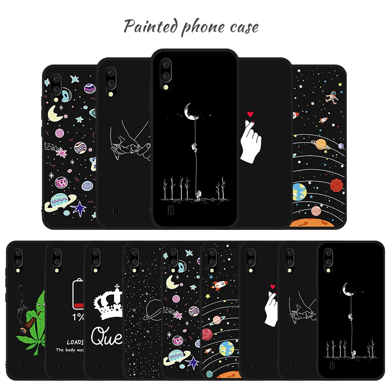 Universe Pattern Matte TPU Phone Case For Samsung Galaxy A50 A20E A70 A2 Core A30 A40 A10 A20 A80 A90 A60 Silicone Cover |