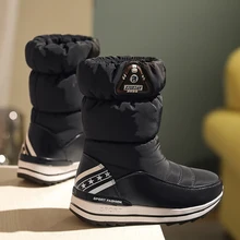 Женские ботинки; коллекция года; зимняя обувь; нескользящие водонепроницаемые теплые зимние ботинки на платформе; женские зимние ботинки высокого качества; bota feminina