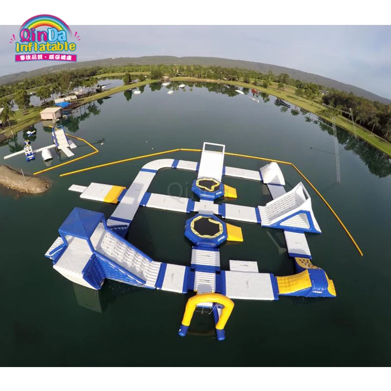 Commercial Cheap Inflatable Aqua Waterpark/ Lake Sea Water Park/ Small Kids Inflatable Water Floating Park For Sale