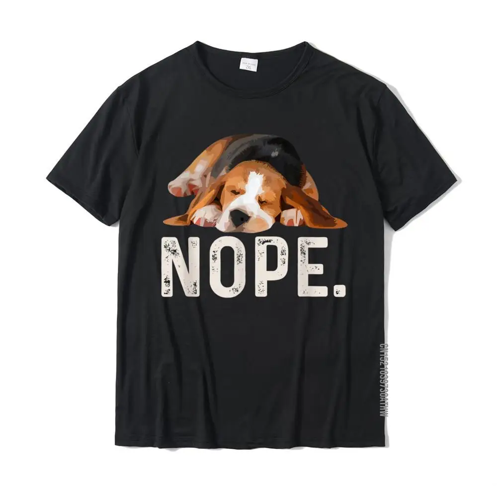 No Lazy Beagle Dog Lover Gift T-Shirt Gift T-Shirt Brand New Cotton Men Top Tees Group