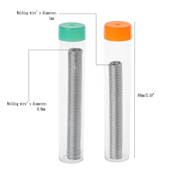

Durable 0.8mm 1mm Solder Wire Pen Tube Dispenser Tin Lead Core Soldering Wire Tool Stylish 10g W215 #RW1209