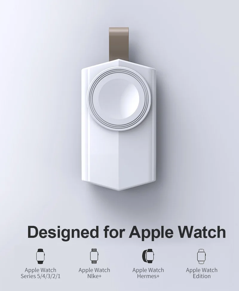 Портативное беспроводное зарядное устройство для Apple iWatch 1 2 3 4 5 док адаптер