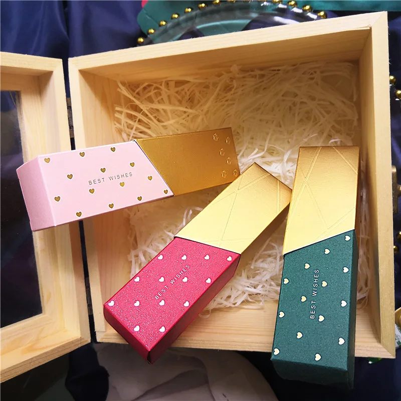 50pcs High quality creative favor boxes wedding candy box christmas gift box chocolate biscuits paper sugar boxes for packaging