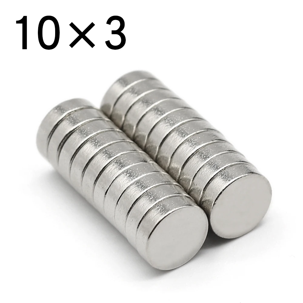 Neodymium Magnets 5/10/20/50/100 Pcs 10x3 Round NdFeB N35 Super Powerful Small Permanent Magnetic Disc