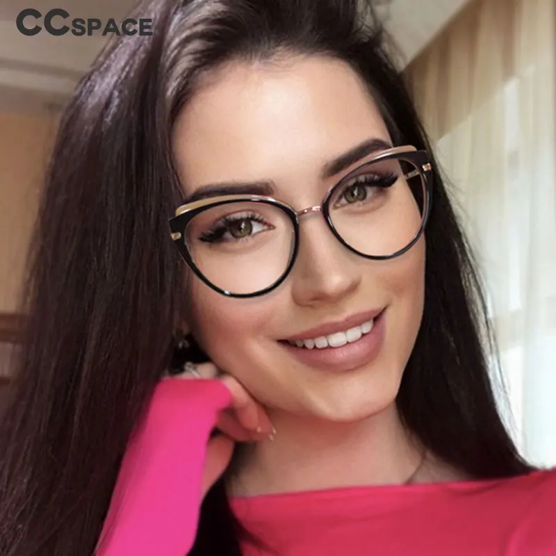 48270 Ретро кошачий глаз анти синие очки оправа TR90 мужские женские оптические
