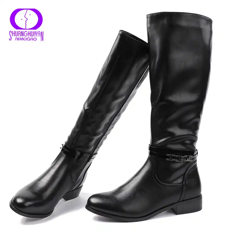 Botas Largas Negras De Piel Best Sale, UP TO 56% OFF | www.copos-school.com