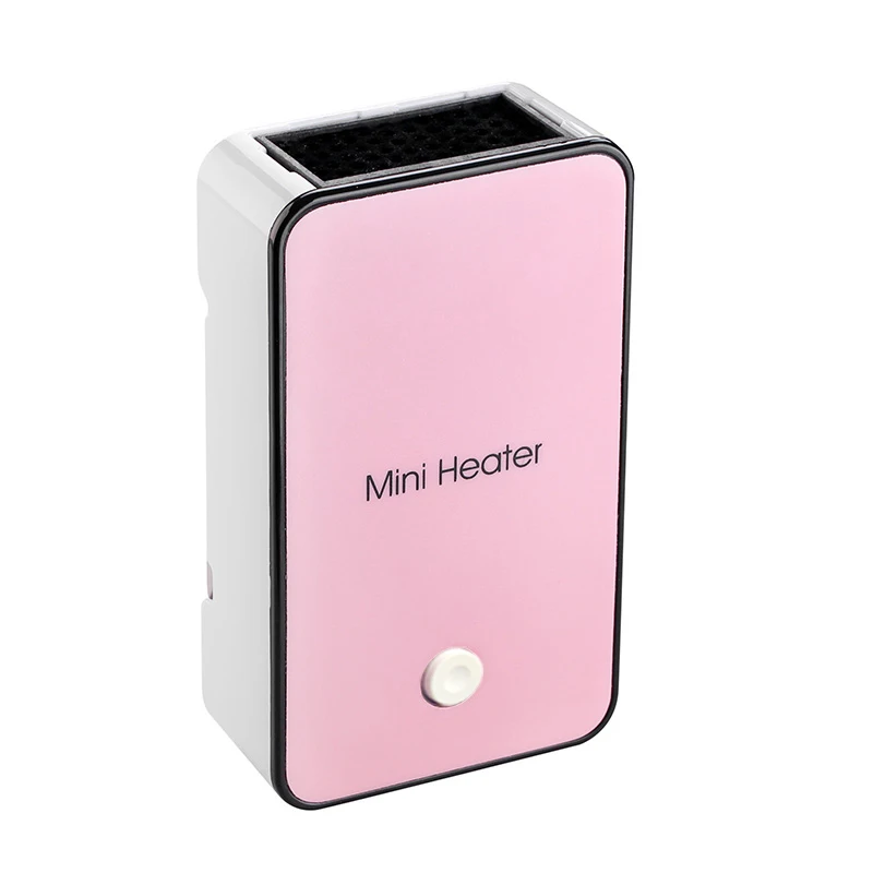Pink Регулируемый AC 220V 50W Мини Удобный Электрический подогреватель с мини-разъем вентилятора электрический радиатор нагревателя теплые машина для упаковки крема для рук, зимой As Seen On ТВ - Цвет: Pink