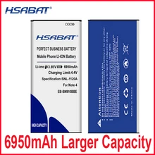 HSABAT EB-BN910BBE 6950 ма-ч для samsung Galaxy Note 4 Note4 Батарея N910H N910C N910U N910FQ N910X N910W N910V N910P N910T N910R