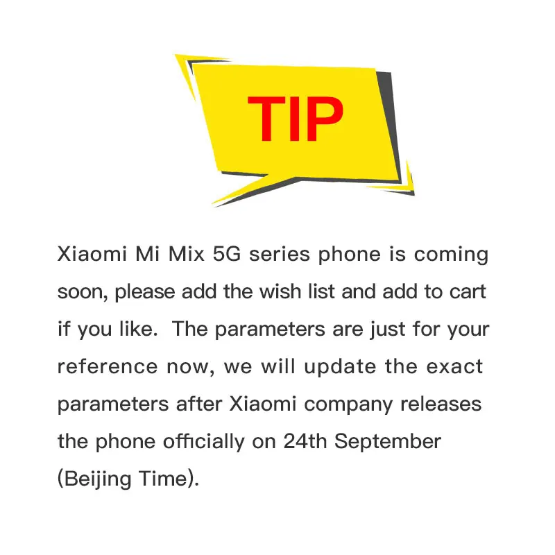 Мобильный телефон Xiaomi MIX 5G Era