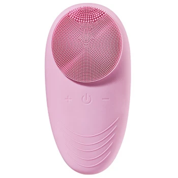 

Silicone Waterproof Cleansing Instrument New Electric Pore Cleaner Facial Massager Washing Brush