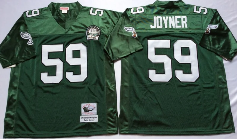 Stitiched, philadelphia s, Reggie White, Randall Cunningham, Jerome коричневый, Joyner Green, возврат для мужчин, Настоящее фото Джерси - Цвет: Прозрачный