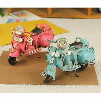 

Restores Ancient Ways Mini Iron Art Motorcycle Small Model Puts Out A Bookcase Desk Shelf Desktop Decoration Idea Gift A481