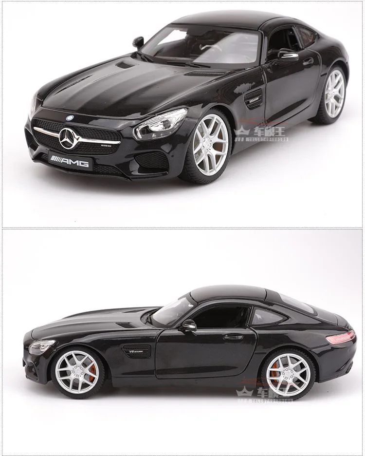 1:18 высокая модель автомобиля из сплава Ben AMG GT Модель спортивного автомобиля коллекция подарков украшения для детей Подарки