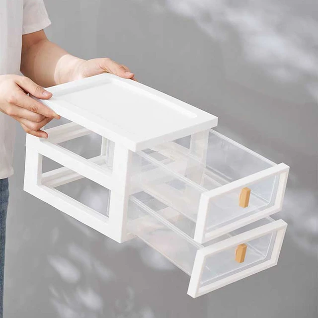 새로운 2/3/4/5 레이어 데스크탑 오거나이저 박스, 다용도, 친환경, 12L 수용량