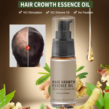 

Hot Fast Hair Grow Essence Oil Hair Loss Treatment Help for Hair Grow Hair Care 20ml t6