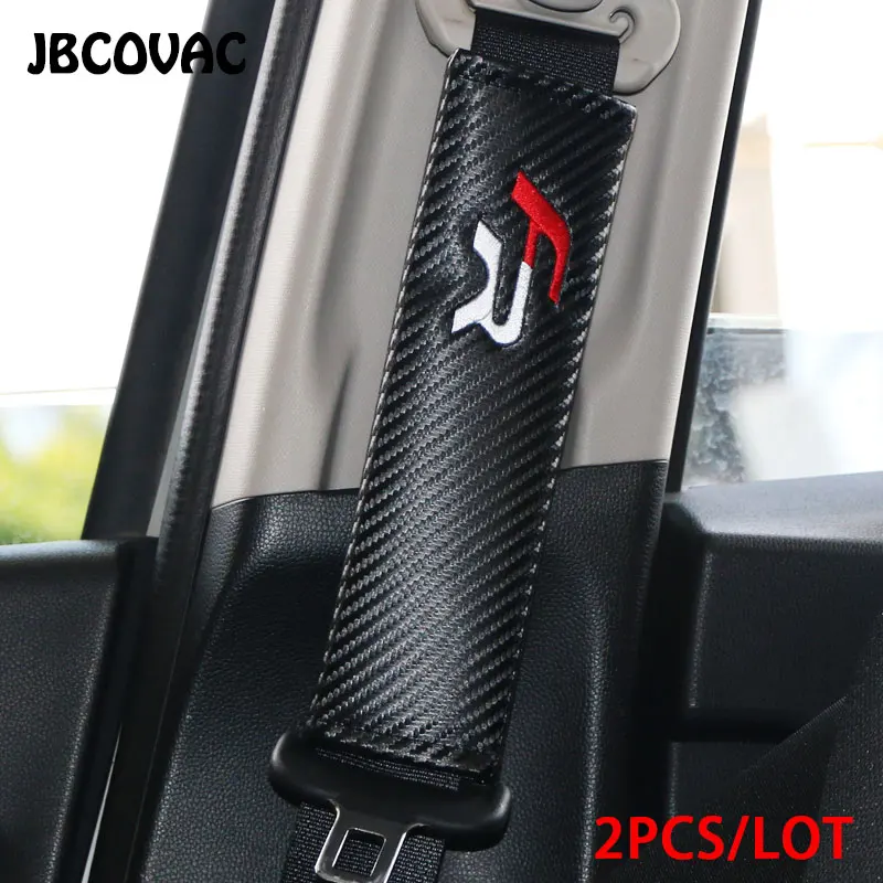 2 шт./партия Аксессуары для салона автомобиля автомобильный ремень безопасности чехол автомобильный Стайлинг подходит для сиденья FR leon ibiza Altea Alhambra углеродного волокна Эмблема