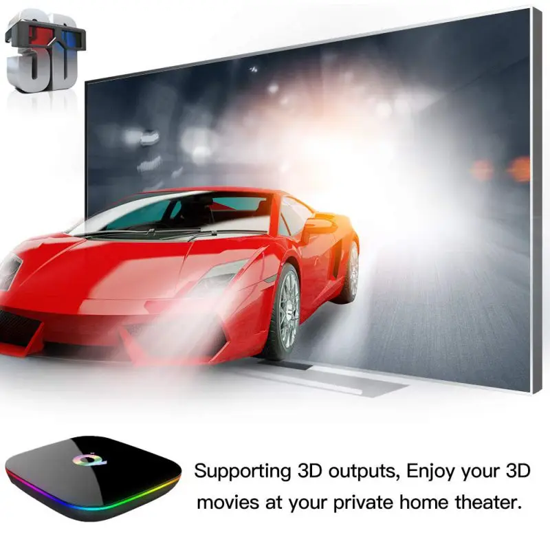 Q Plus Smart tv Box Android 9,0 телеприставка 2 ГБ 4 ГБ ОЗУ 16 ГБ 32 ГБ 64 Гб ПЗУ 6K H.265 USB3.0 Netflix Allwinner H6 медиаплеер