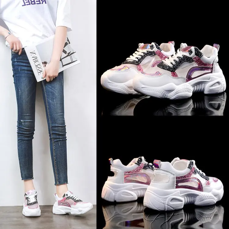 

2019 Summer INS Super Fire New Style Sports Sandals Student Dad Korean-style Mesh Mixed Colors Versatile Lou