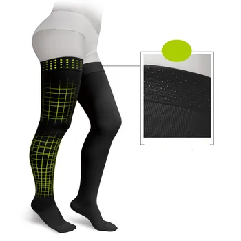 

2pcs=1pair Women Comperssion Calf Supports Sleeve Leg Socks For Relieve Muscle Soreness And Varicose Veins Medical Compression