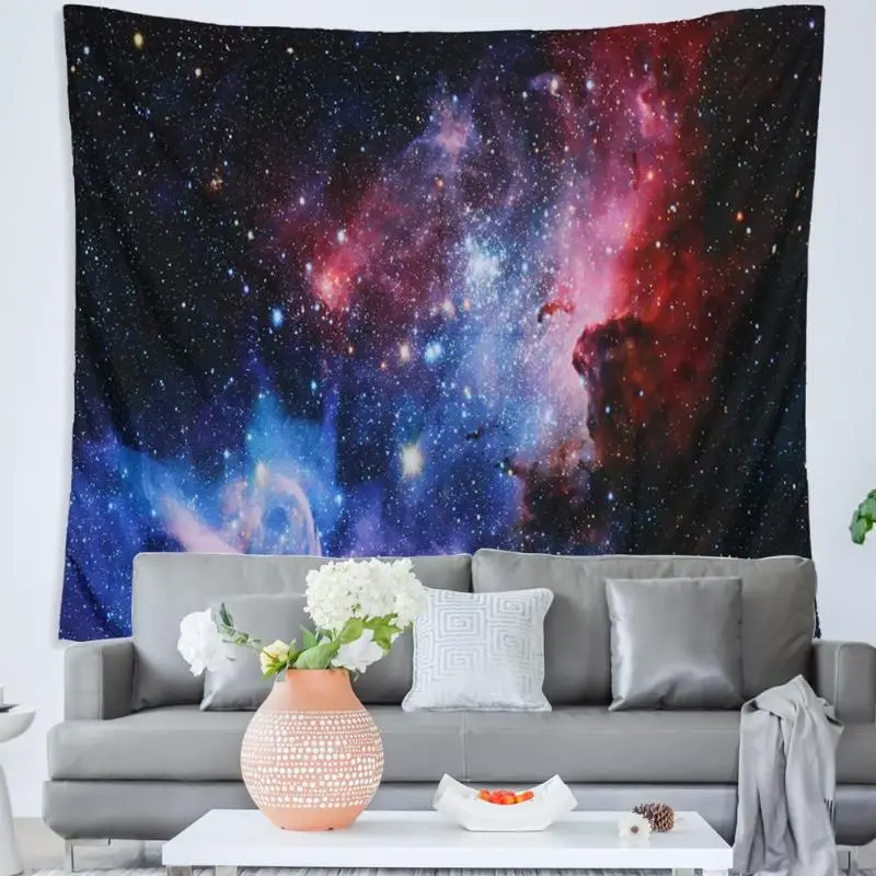 

Stars Print Tapestry Wall Hanging Carpet Yoga Picnic Mat Home Living Room Decor Tent travel mattress Yoga mattress for Family
