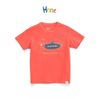 

SIMWOOD 2020 summer new t-shirt kids cartoon submarine print girl boy 100% cotton tops skinfriendly comfortable tshirt