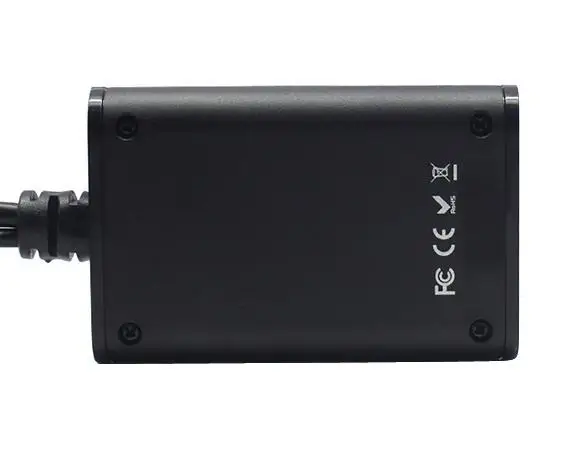 USB 2,0 к мультимедийному интерфейсу высокой четкости DVI видео конвертер с 3,5 мм аудио кабелем 1080P HDTV CRT ЖК-проектор