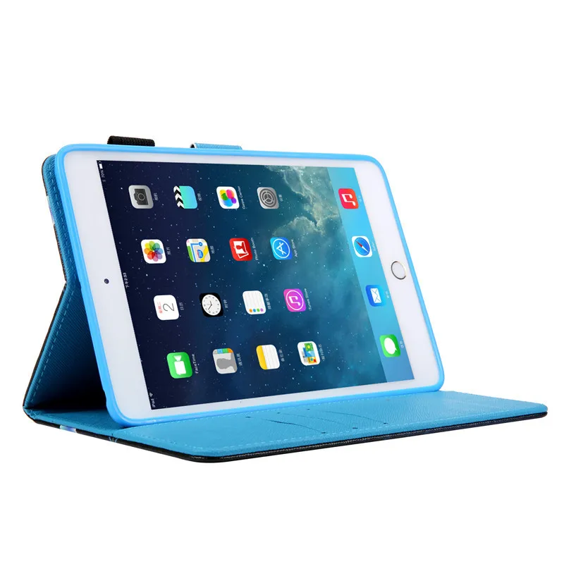 Чехол для iPad Mini 1 2 3 4 Чехол Tiger Flower Panda Smart Wallet Tablet Case Funda для mini iPad mini 2 mini 3 mini 4 7,9
